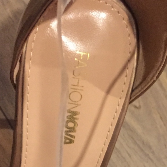 Gold, Fashion Nova, Square Toe, High Heels - Picture 5 of 8